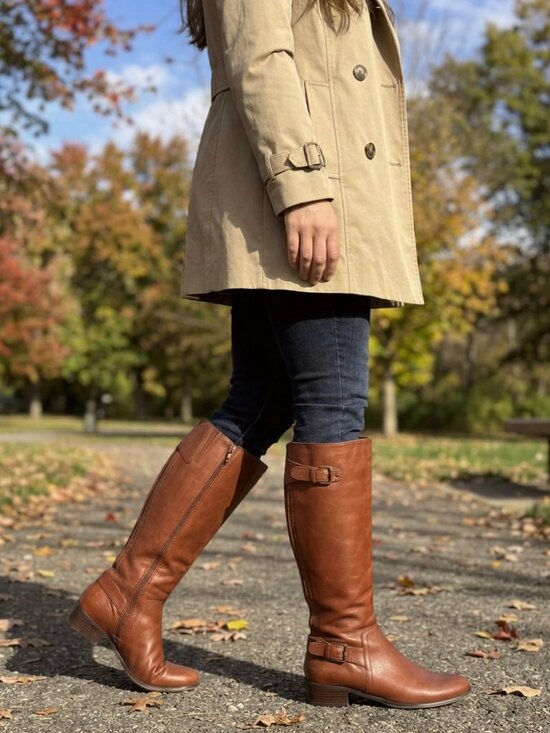 Corso Como Shoes - Corso Como Leather Francine Vintage Riding Boots